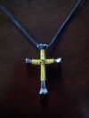 Small Cross Necklace - Gold